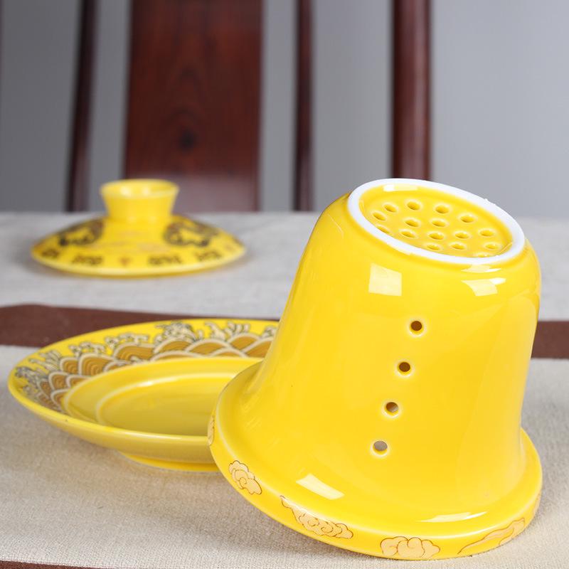 Baili Kiln Ceramic Tea Master Tasting Cup Set - Four-Piece Personal Office Teacups