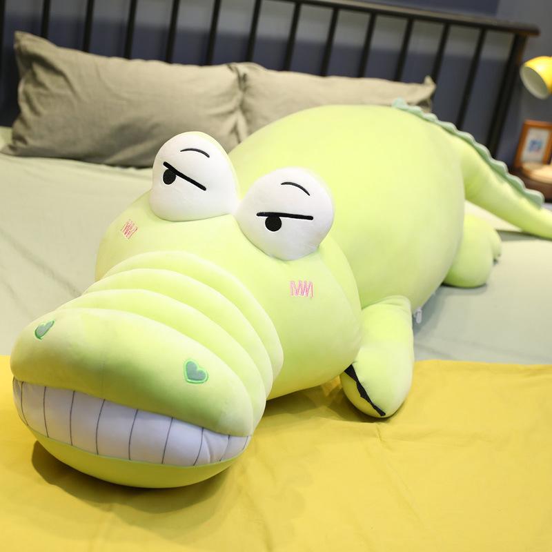 Super Soft Alligator Doll Plush Toy Sleeping Super Soft Bed Throw Pillow Long Pillow Doll Girl Birthday Gift