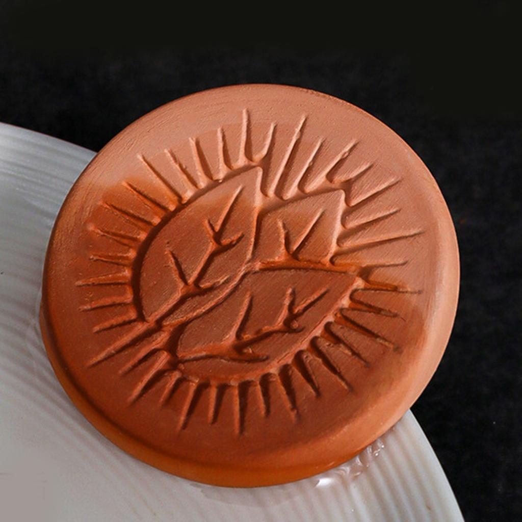 Small Round Moisture Bar Smoke Cigars Humidifier Terracotta Humidifying Stone for Storage Maintain Moisture Level