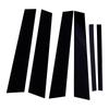 Gloss Black PC Car Door Window Pillar Posts Decals Covers Set Fit for BMW 3 E90 2005 2006 2007 2008 2009 2010 2011 2012