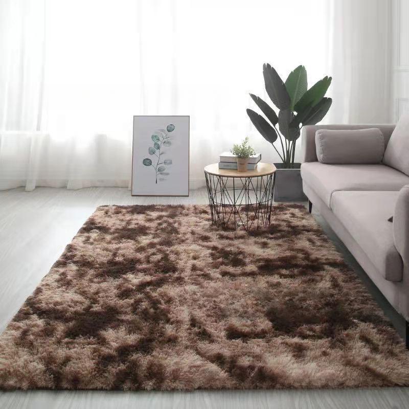 Tie-dye Carpet Plush Living Room Floor Bedroom Bedside Floor Mat