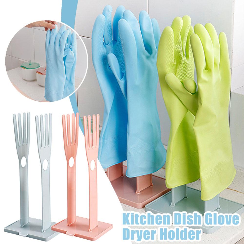 

Kitchen Supplies Creative New Household Detachable Glove Multifunctional Glove Rack Rag Rack Kitchen Drying H7N3 розовый