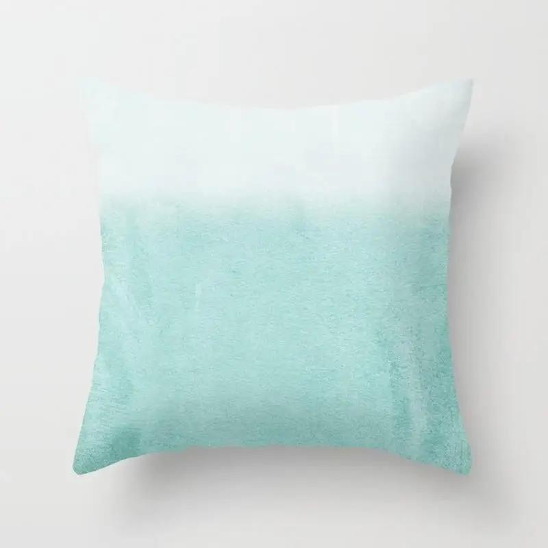 Home Decor Fashion Simple Pillowcase Mint Green  Chair Sofa Car Pillow Farmhouse