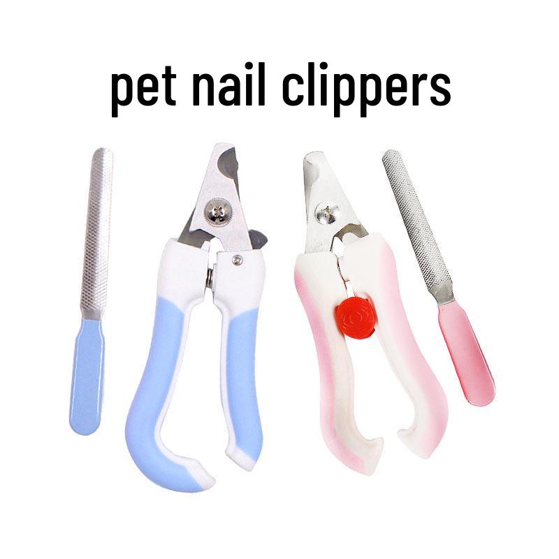 Stainless Steel Pet Nail Clippers & File for Dogs and Cats