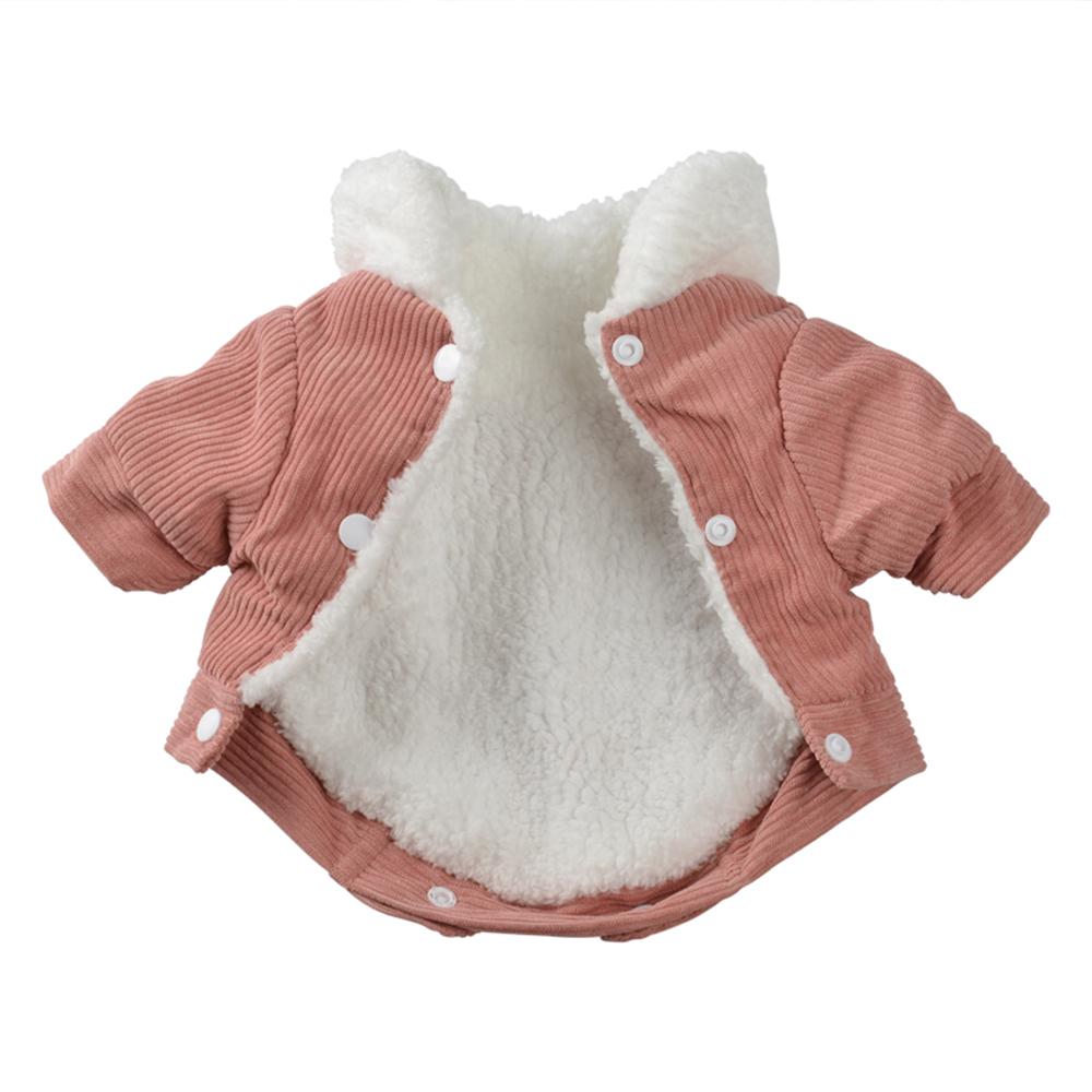 Pet Dog Clothes Dog Jacket Fleece Lining Extra Warm Coat Cat Jacket Dog Denim Jacket Dog Coat Puff Winter Thickening Corduroy Clothes Teddy