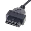 Professional 22 Pin To 16 Pin OBDII Adapter Against  Interference OBD Cable Automotive Diagnostic Accessory for Vehicles