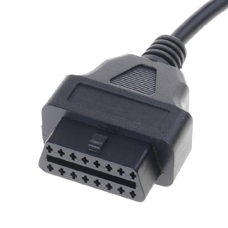 Professional 22 Pin To 16 Pin OBDII Adapter Against  Interference OBD Cable Automotive Diagnostic Accessory for Vehicles