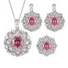 Jewelry Copper Bottom Gold Plated Simulation Millennium Cut Dry Rose Flower Set Main 12-10M