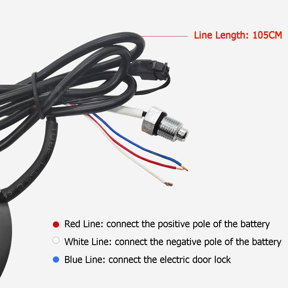 5 In 1 Motorcycle Temperature Guage Water Temperature/Time/Stopwatch/Voltage Display 9-24V LED Night Vision Motorbike Instrument