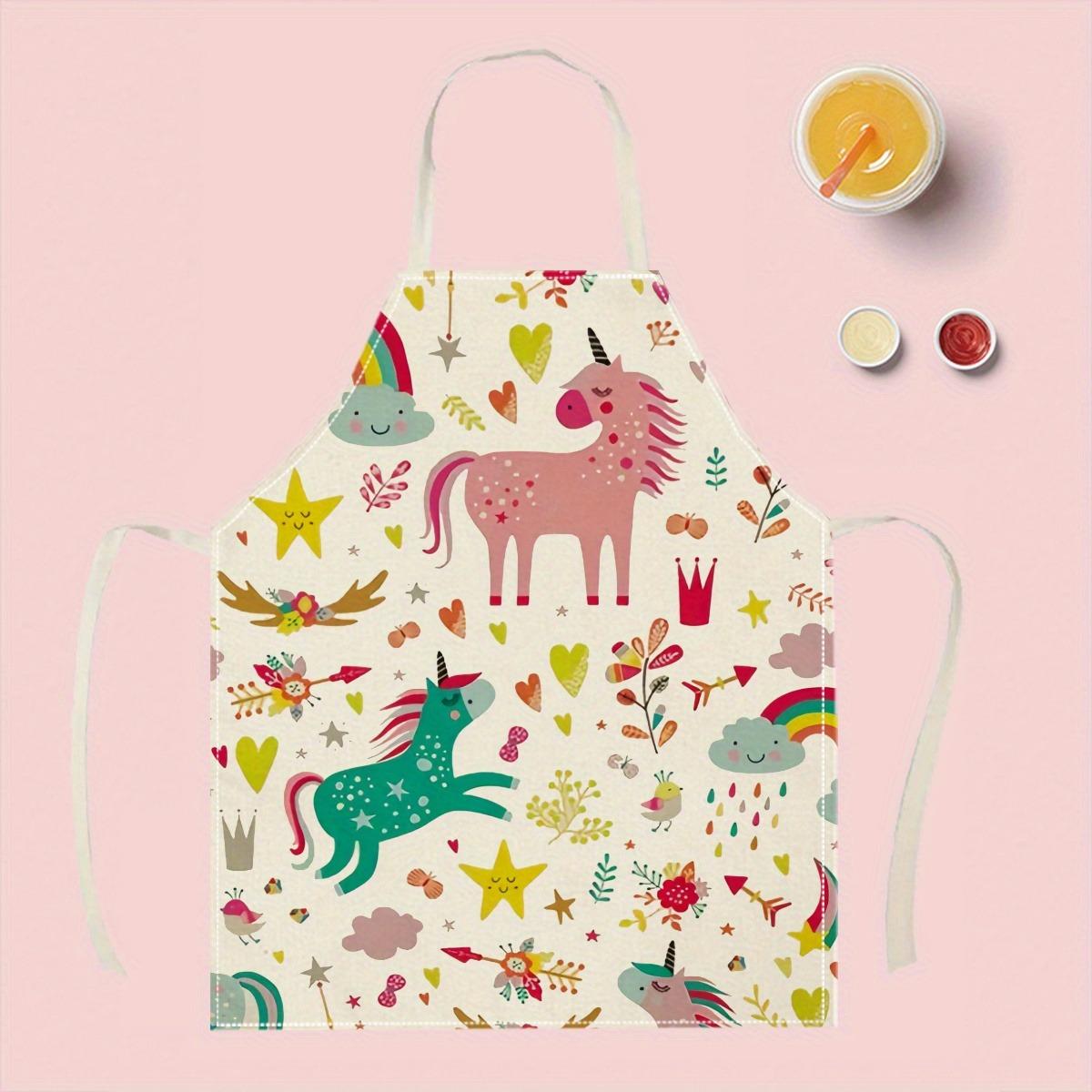 

1pc Large Solid Color Background Romantic Heart Pattern Apron, Home Decoration Kitchen Wear, Sleeveless Durable Washable Unisex Cooking Apron, 68x55cm/26.77×21.65 Inch білий