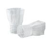 Perfect Match Solid Color Detachable Cuffs For Womens Fake Flared Sleeves Double Layer Pleated Ruched False Cuffs Clothing Accessories