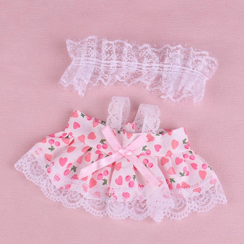 Clothes Cotton Doll Lolita Clothes 20cm Plush Doll Clothes 20 Cm Doll Jk Uniform Clothes  Kids