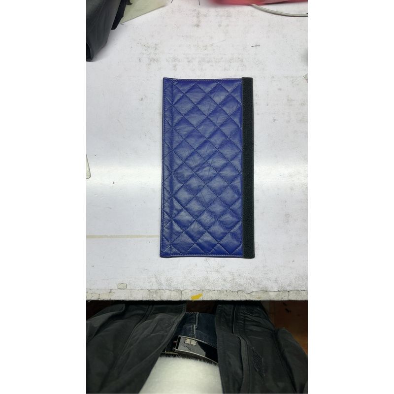 Leather Safety Belt Sheath Four Seasons Interior Decoration Supplies Car Blue