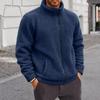 Men's Full-Zip Jacket Color Casual Long Sleeve Fall Winter Outerwear