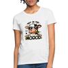 Not In The Mood Women's Contoured 100% Cotton T-shirt Mens Tees Top (Funny Cute Cow Design)