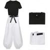 Jujutsu JJK Manga Anime Fushiguro Toji Satoru Gojo Cosplay Costume Wig T-shirt Pants Rose Net Halloween Christmas