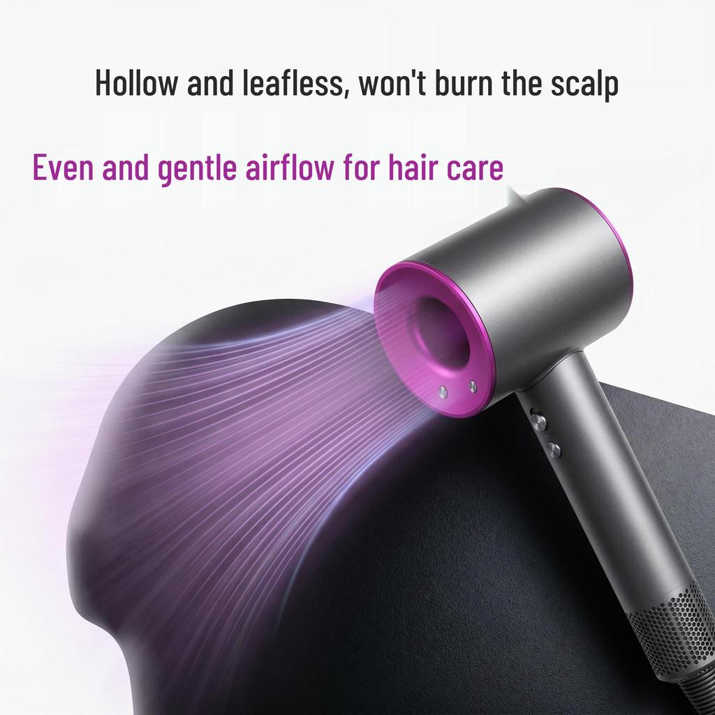Hollow Bladeless High-Speed Hair Dryer: High Power Quick Dry