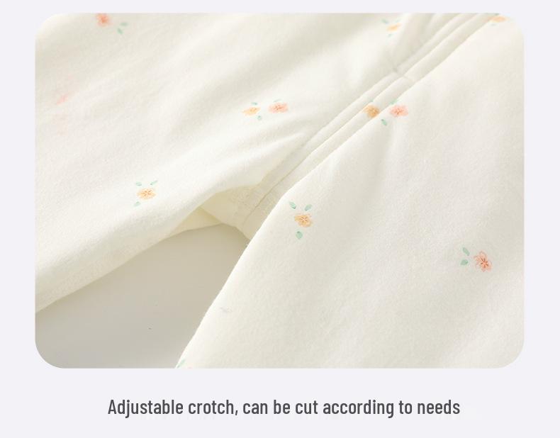 Autumn Warmth Baby Cotton Two-Piece Set - High Waist, Padded Korean Style Infant Homewear