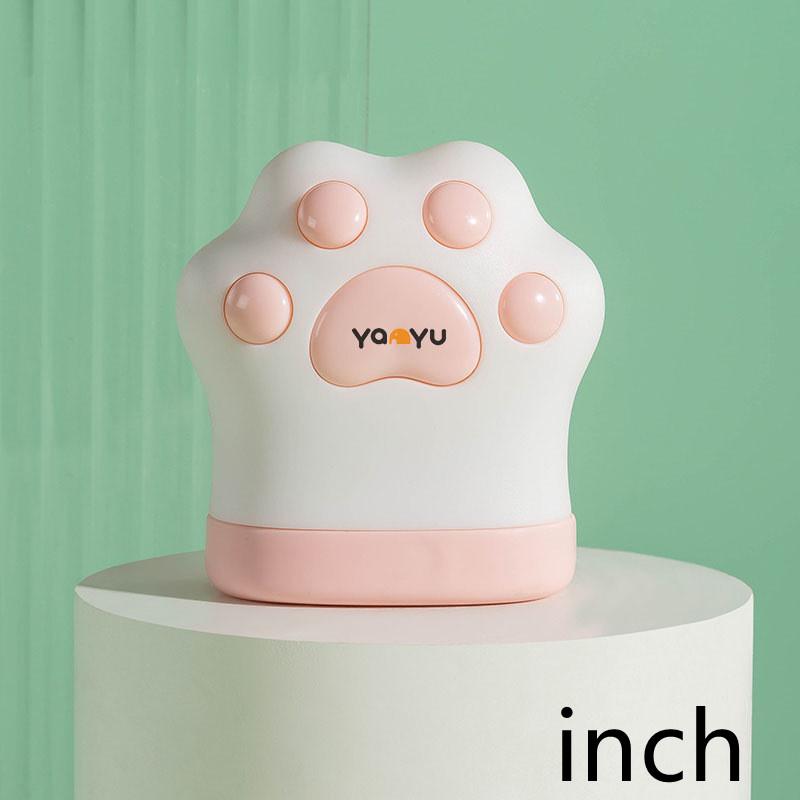 

См/дюйм милый кошачий лапа в форме PU рулетка мини портативный одним щелчком отводящий мягкий линейка для измерения груди талии бедер человека