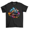 Steam Train Paint Drip Design T Shirt Funny And Full Of