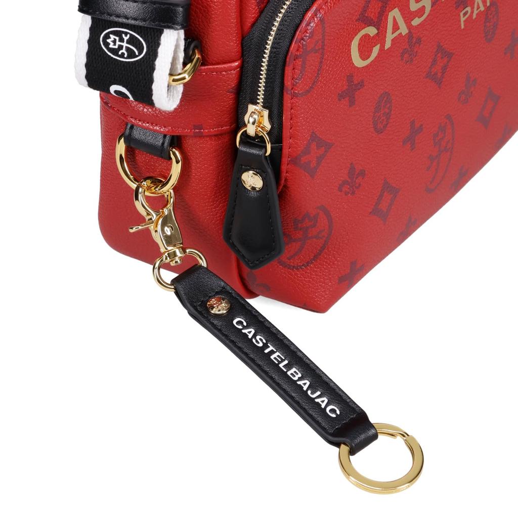 Castelbajac Sasha Shoulder Bag, Men's, 48181, Red