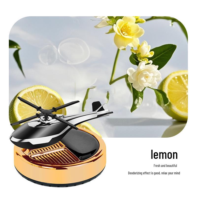 

Автомобильный освежитель воздуха в виде вертолета на солнечной батарее, новое украшение интерьера 2024 года.