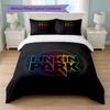 Linkin Park Print 3Pcs Bedding Set Duvet Cover With Two Pillowcases Soft Bed Linen For Household Bedroom
