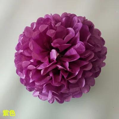 10-35cm Tissue Paper Pompoms Wedding Decorative Paper Flowers Ball Baby Shower Birthday Party Decoration paper pom poms DIY