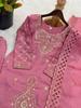 Damen Bollywood Salwar Kameez Palazzo Dupatta Set Indischer Designer Ethnisch Ausgefallen Seiden Salwar Anzug