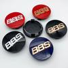 4Pcs 60/65mm Acrylic BBS Wheel Center Cap Wheels Tyre Car Wheel Center Cap Set Vehicles Automotive BBS Wheel Hub Modification