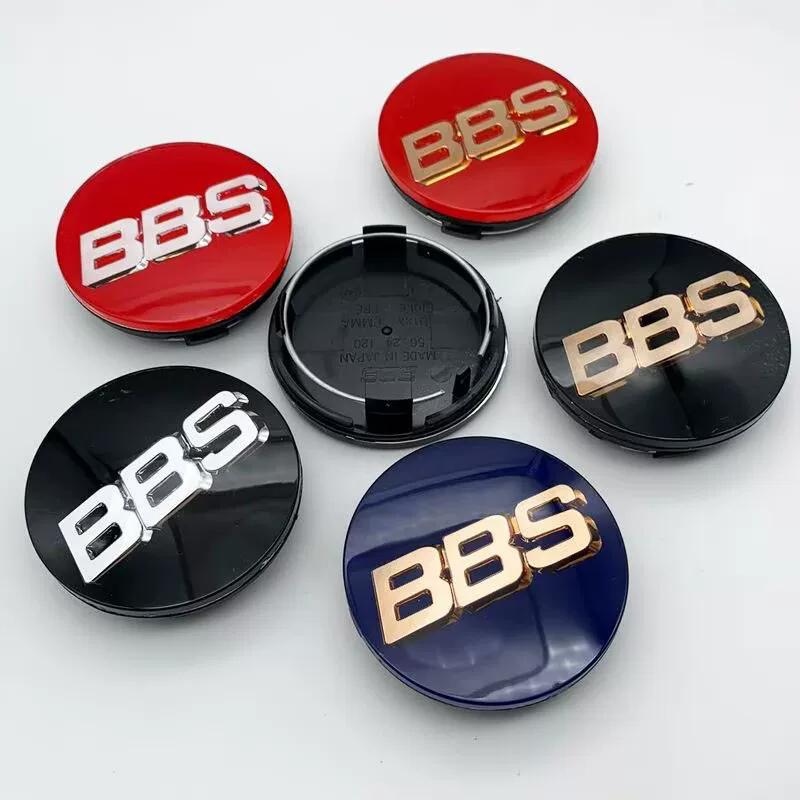 4Pcs 60/65mm Acrylic BBS Wheel Center Cap Wheels Tyre Car Wheel Center Cap Set Vehicles Automotive BBS Wheel Hub Modification