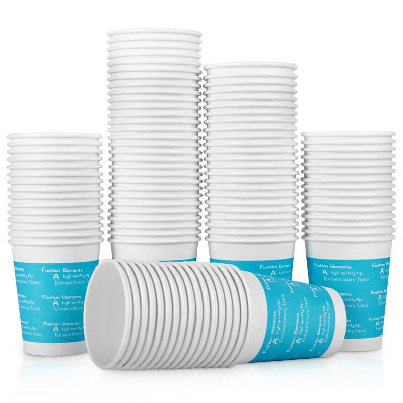 Deli 9561 Blue 250ml Paper Cups (100 Count)