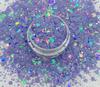 Hot Selling High Sparkle Holographic Epoxy Resin Chunky Glitter for Crafts Nail Face Body