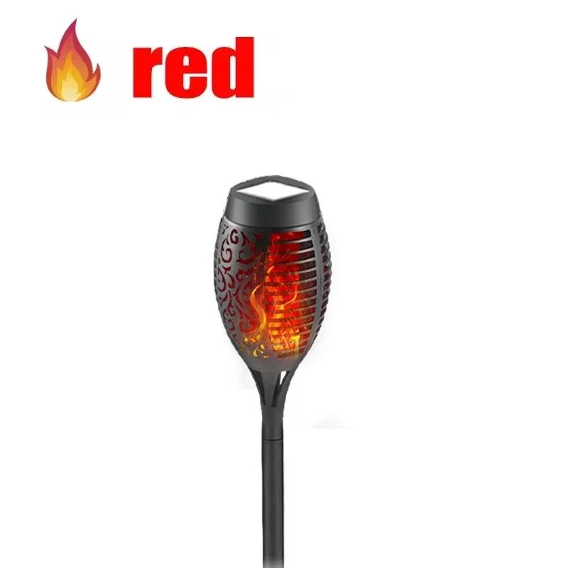 12LED Solar Flame Light Outdoor Waterproof Torches Landscape Lamp for Courtyard Garden Yard Halloween Decorations Lighting