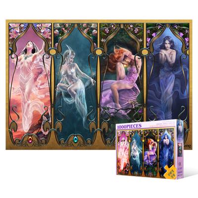 Wróżka jubilerska - układanka 1000 elementów, popularna koreańska układanka