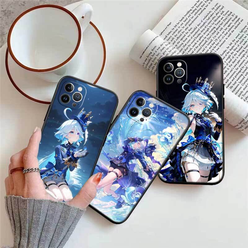 Genshin Impact Cute Phone Case for Motorola Edge 60 60s 70 G86 G56 G54 E14 G04S G45 G54 G64 X30 X40 X50 S30 S50 Pro Power Tylus