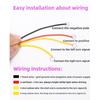 New 30/45/60cm RGB LED DRL Flexible APP Control Flowing Turn Signal Lamp Full Color DRL Car LED Light Car Accessories