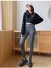 Lamb Fleece with Thickened Outer Layer, Extra Thick Oversized Slim Fit, Winter Base, Warm Cotton Pants for Women