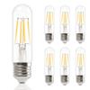 Pack de 6 lâmpadas E27 - NETTLIFE - T30 - 4W - 2700K branco quente - LED filamento Edison