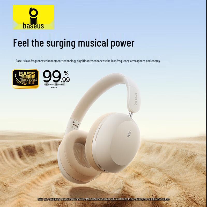 Baseus 35 Max Wireless Over-Ear Noise-Cancelling Headphones