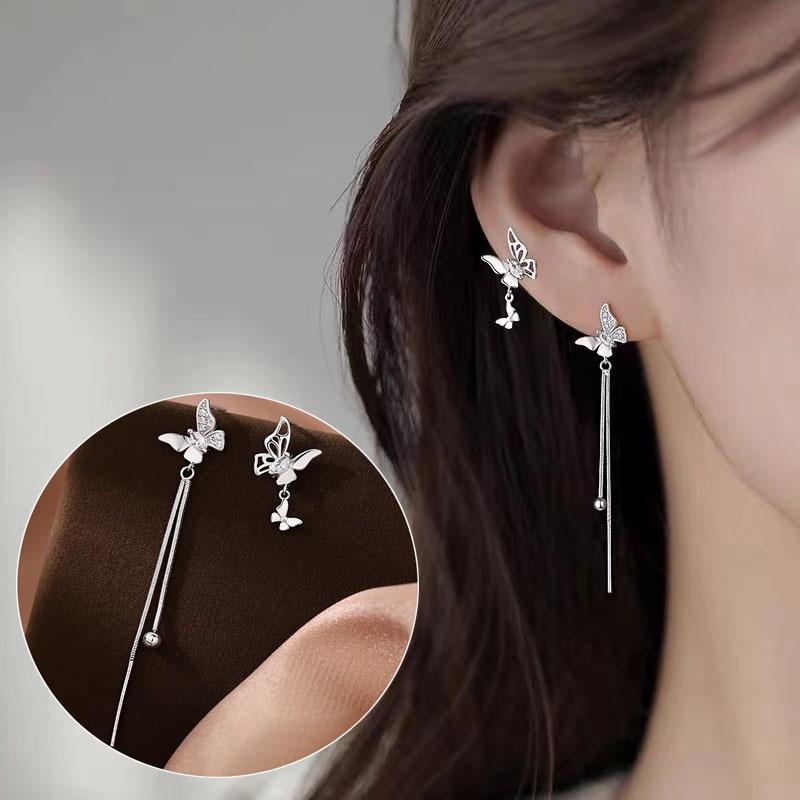 Korean Style S925 Sterling Silver Multi-Layer Pearl No-Pierce Ear Cuff – Women's Retro Elegant Earrings, Niche Ear Jewelry.