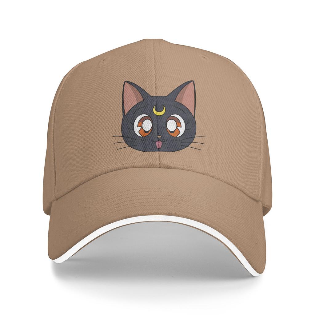 Sailors Moons Luna Girls Anime Merch Unisex Women Baseball Cap Trucker Hat Fashion Outdoor Headwear Adjustable Sun Cap
