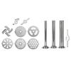Meat ,Meat Plate Discs ,Stainless Steel Food Accessories for Stand Mixer and - 8pcs