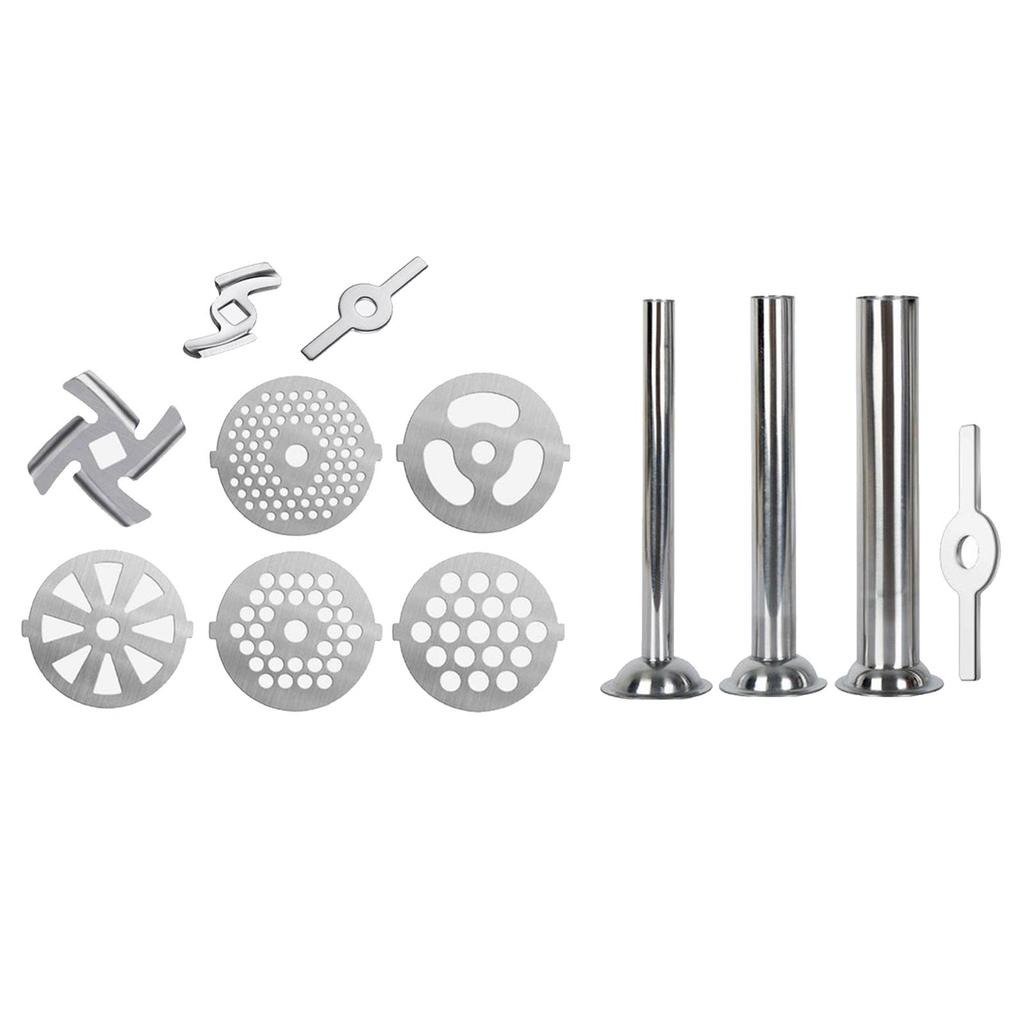 Meat ,Meat Plate Discs ,Stainless Steel Food Accessories for Stand Mixer and - 8pcs