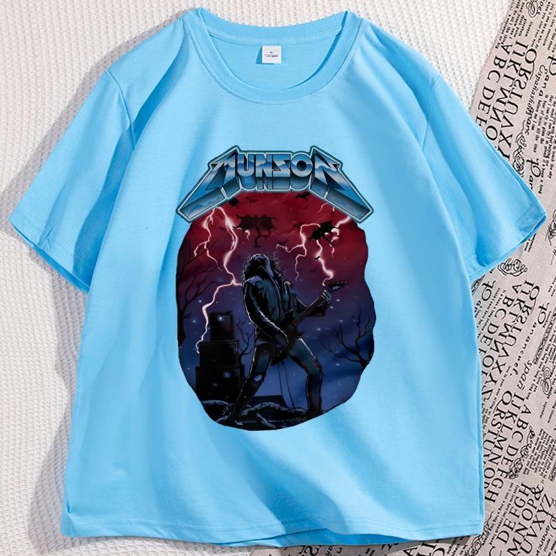 

Eddie Rock Tour Retro T Shirt Men Women TV Series Vintage Unisex Tshirt Playing Guitar Graphic Tees Casual Cotton Short Sleeve 4XL