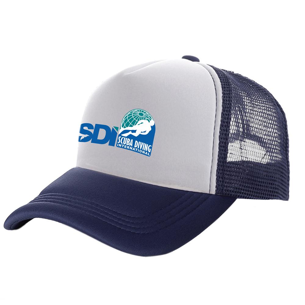Scuba Diving International SDI Trucker Cap Unisex Hut Baseball Cap Coole Sommer Unisex Mesh Net SDI Hüte