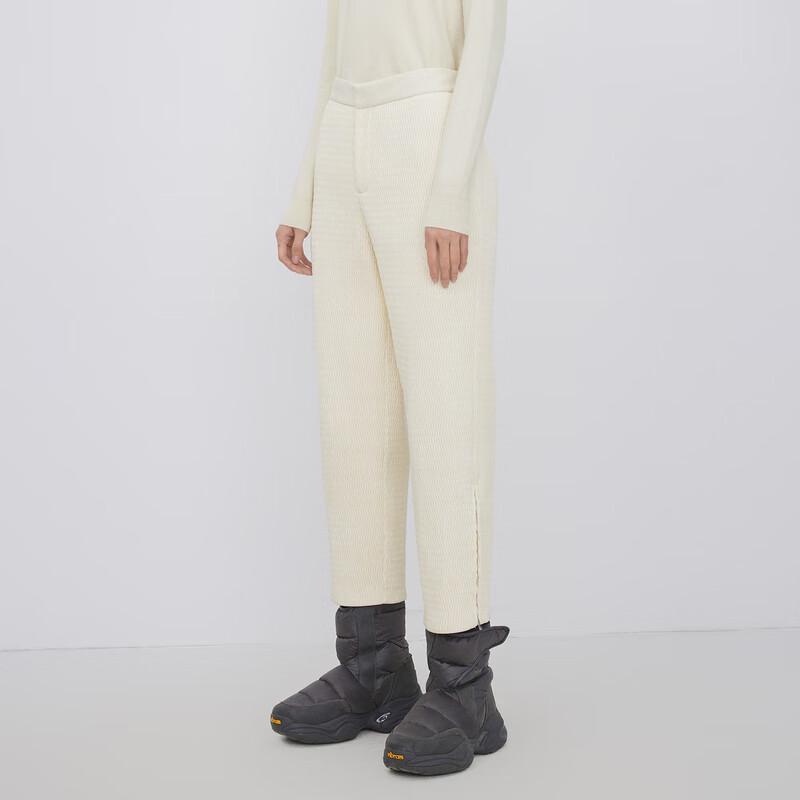 

LESS 2023 Winter Commuter Straight Cropped Pants S