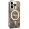 Etui do iPhone 14 Pro Guess MagSafe Brązowe
