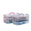 3/6 Floors Office Supplies Storage Organizer Box, Brush Painting Pencils Storage Box Watercolor Pen Container Drawing Tools