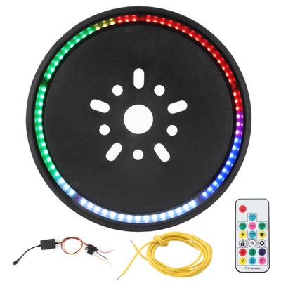 Feu de freinage LED RGB 300LM Lampe d'avertissement de recul pour roue de secours Compatible avec Jeep JK JL 2007-2020